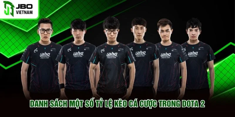 Danh sách một số tỷ lệ kèo cá cược trong Dota 2