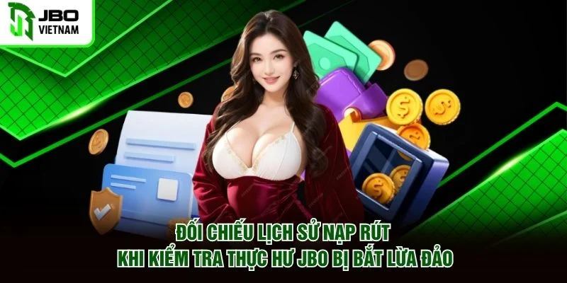 Đối chiếu lịch sử nạp rút khi kiểm tra thực hư JBO bị bắt lừa đảo Đối chiếu lịch sử nạp rút khi kiểm tra thực hư JBO bị bắt lừa đảo
