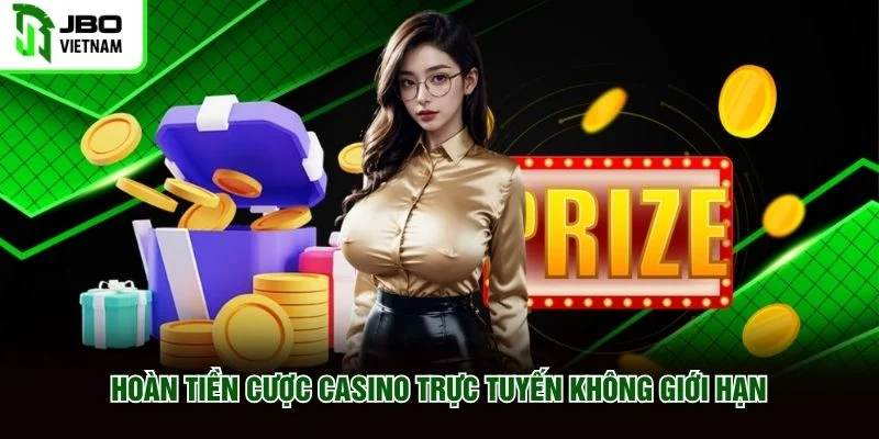 Hoàn tiền cược casino trực tuyến không giới hạn Hoàn tiền cược casino trực tuyến không giới hạn
