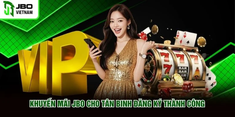 Khuyến mãi JBO cho tân binh đăng ký thành công Khuyến mãi JBO cho tân binh đăng ký thành công