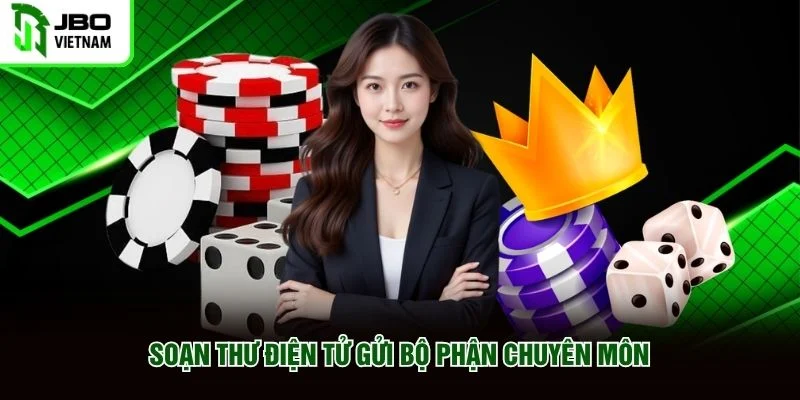 Soạn thư điện tử gửi bộ phận chuyên môn